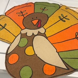 Colorful Turkey door Hanger